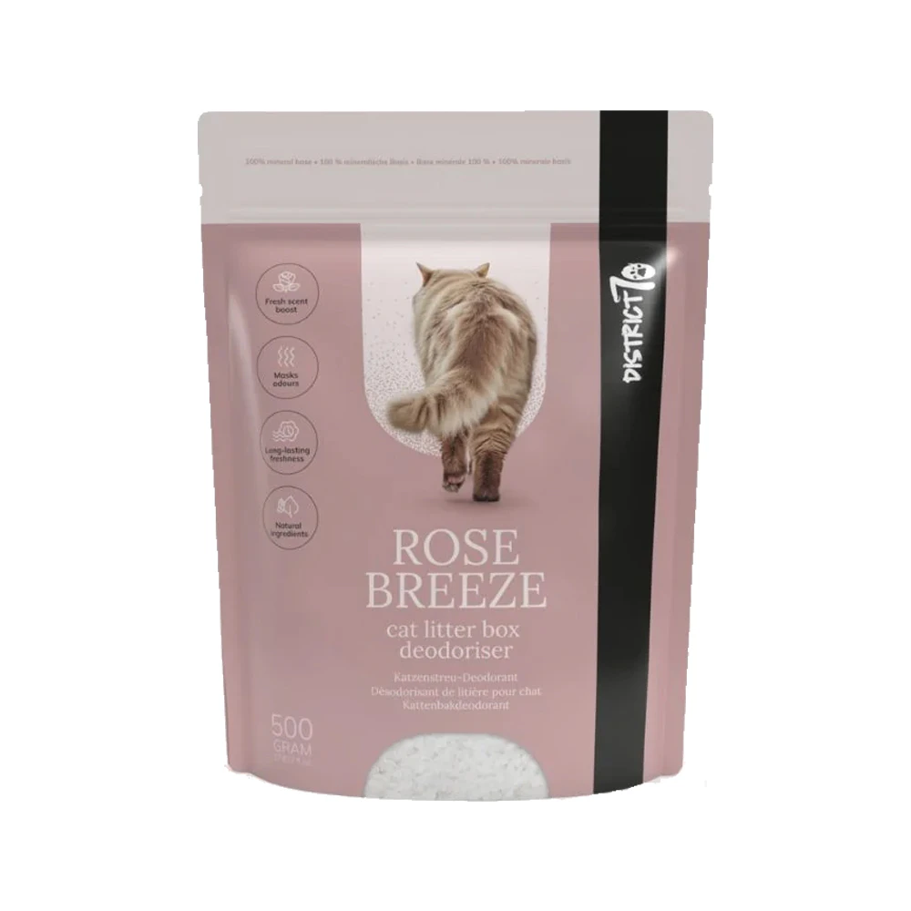 District 70 Deodorante per lettiera - Rose Breeze - 500 g