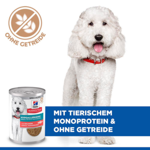 Hill's Science Plan Hypoallergenic Adult Hundefutter Lachs – Dose