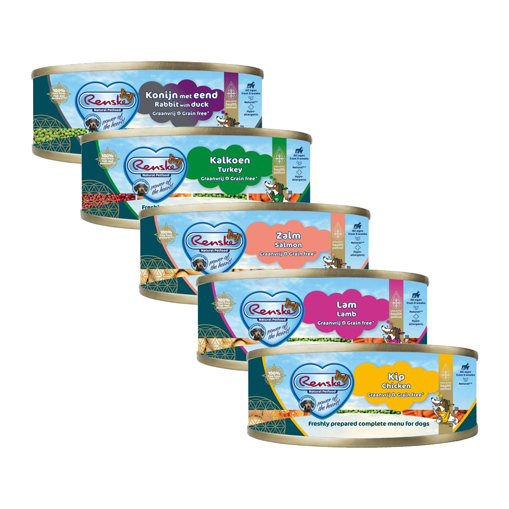 Renske Vers Graanvrij Hundefutter - Dose - Lamm - 24 X 95 G