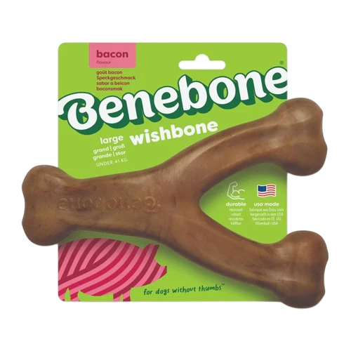 Benebone Wishbone - Bacon - Large