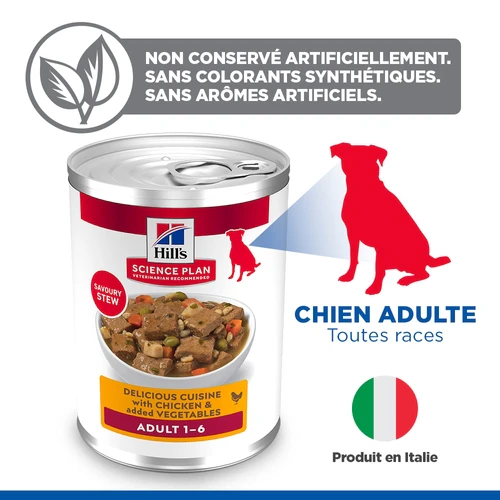 Hill's Science Plan - Adult - Ragoût - Poulet
