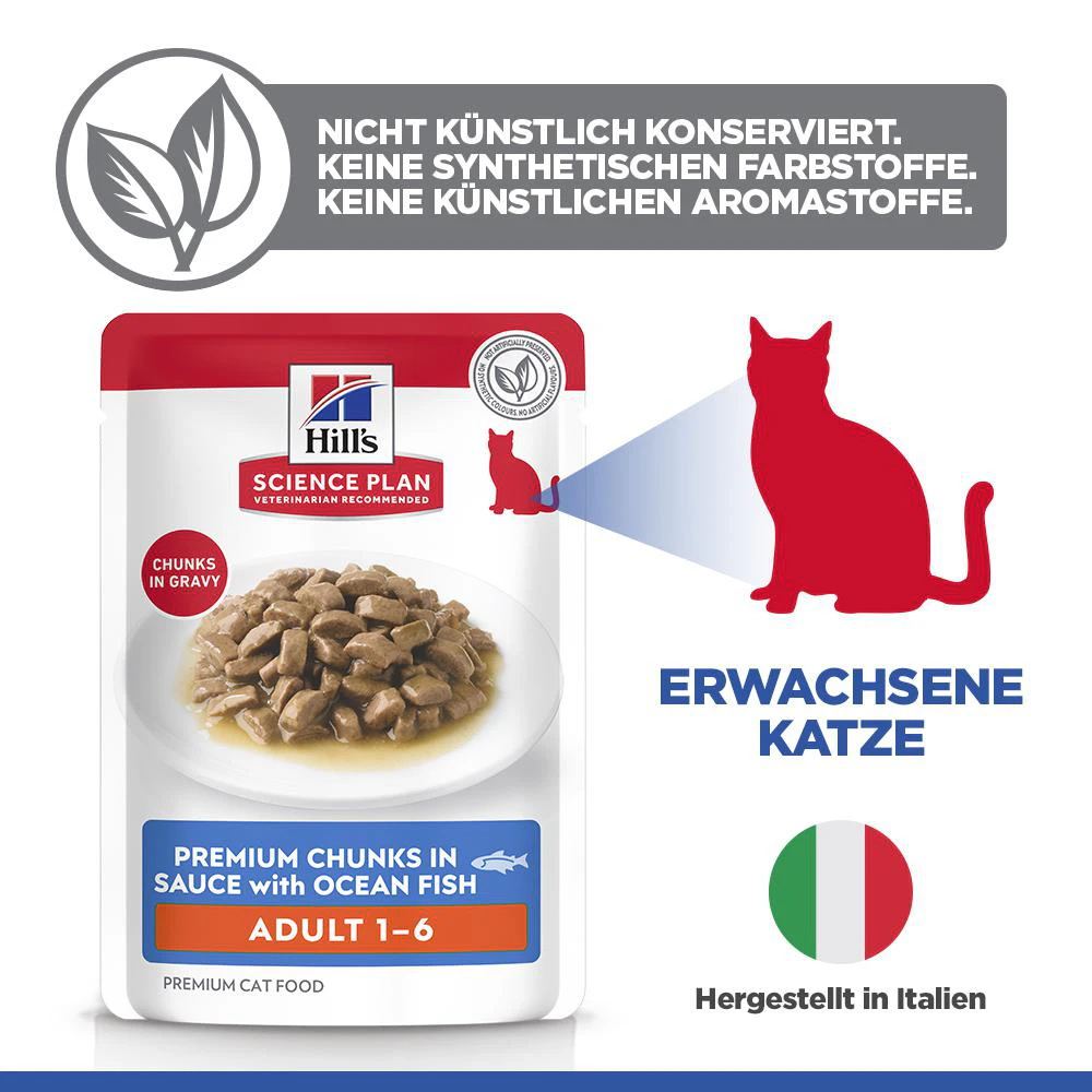 Hill's Science Plan Adult Katzenfutter - Frischebeutel - Meeresfisch