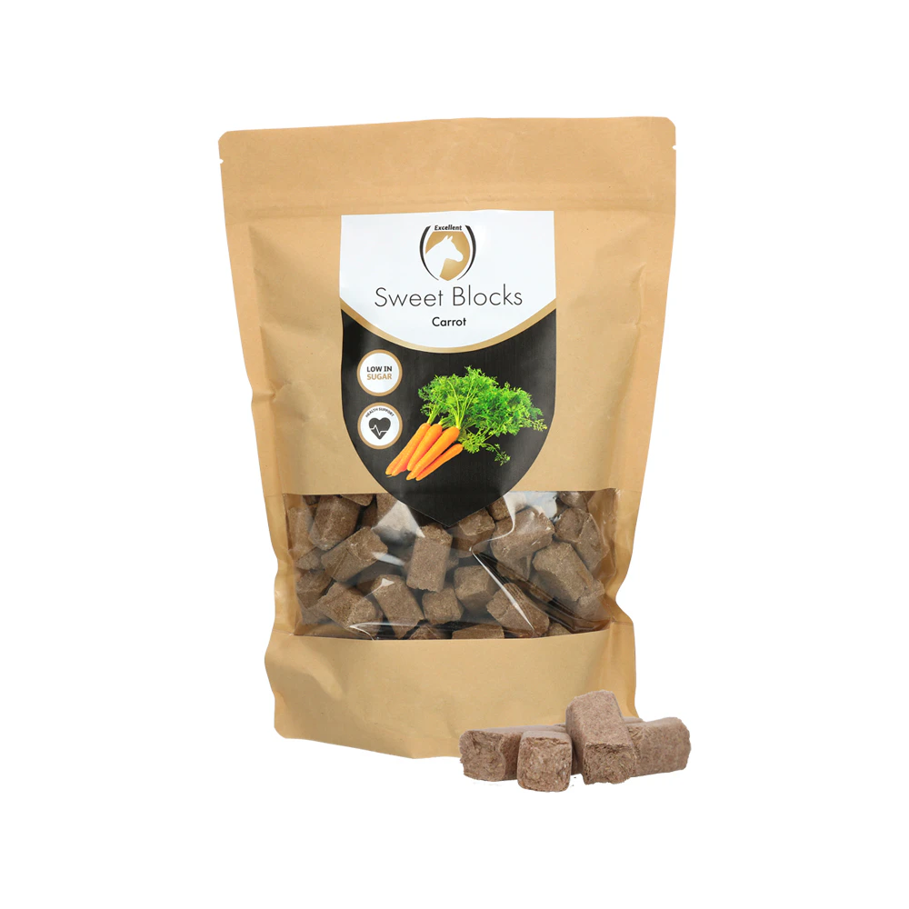 Excellent Horse Sweet Blocks Carrot 1 kg
