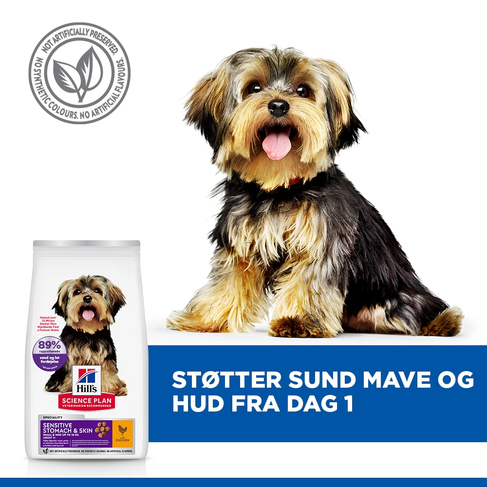 Hill's Science Plan Small & Mini - Sensitive Stomach & Skin Adult - Kylling