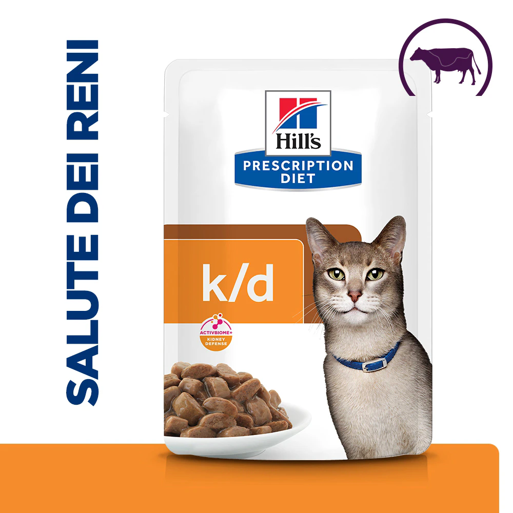 Hill's k/d Kidney Care - Prescription Diet - Feline - Buste Cibo Umido