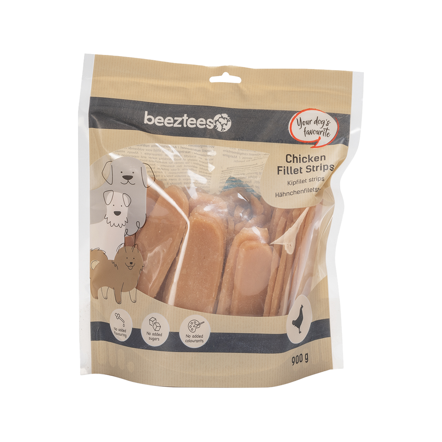 Beeztees Chicken Fillet Strips - 900 g