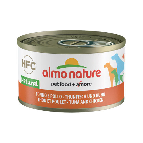 Almo Nature HFC 95 Natural - Boîte - Thon & Poulet - 24 x 95 g