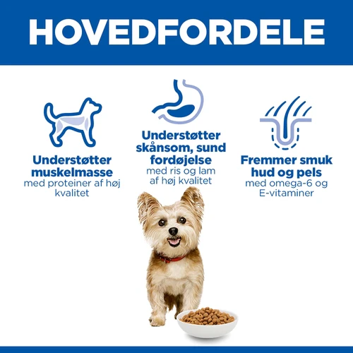 Hill's Science Plan Small & Mini - Adult - Lam og Ris