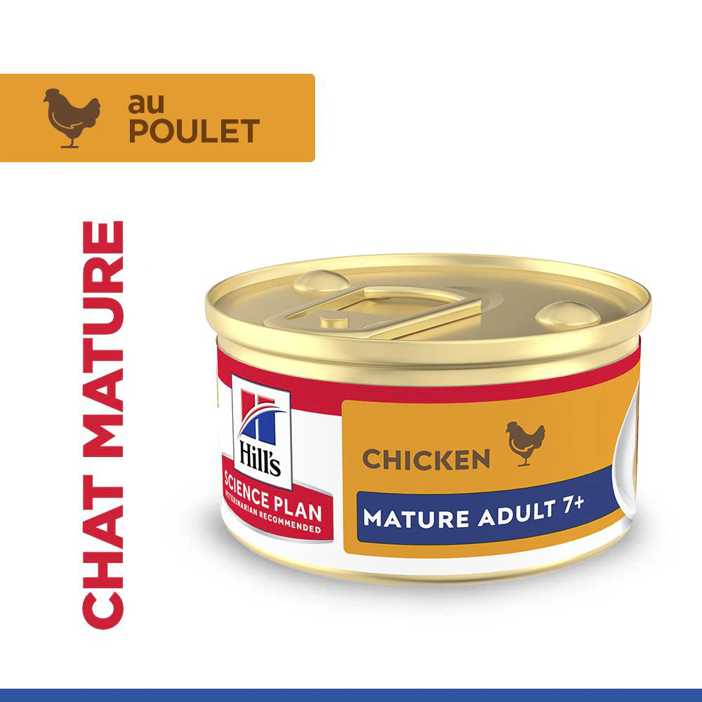 Hill's Science Plan Feline Mature Adult Premium Mousse - Poulet