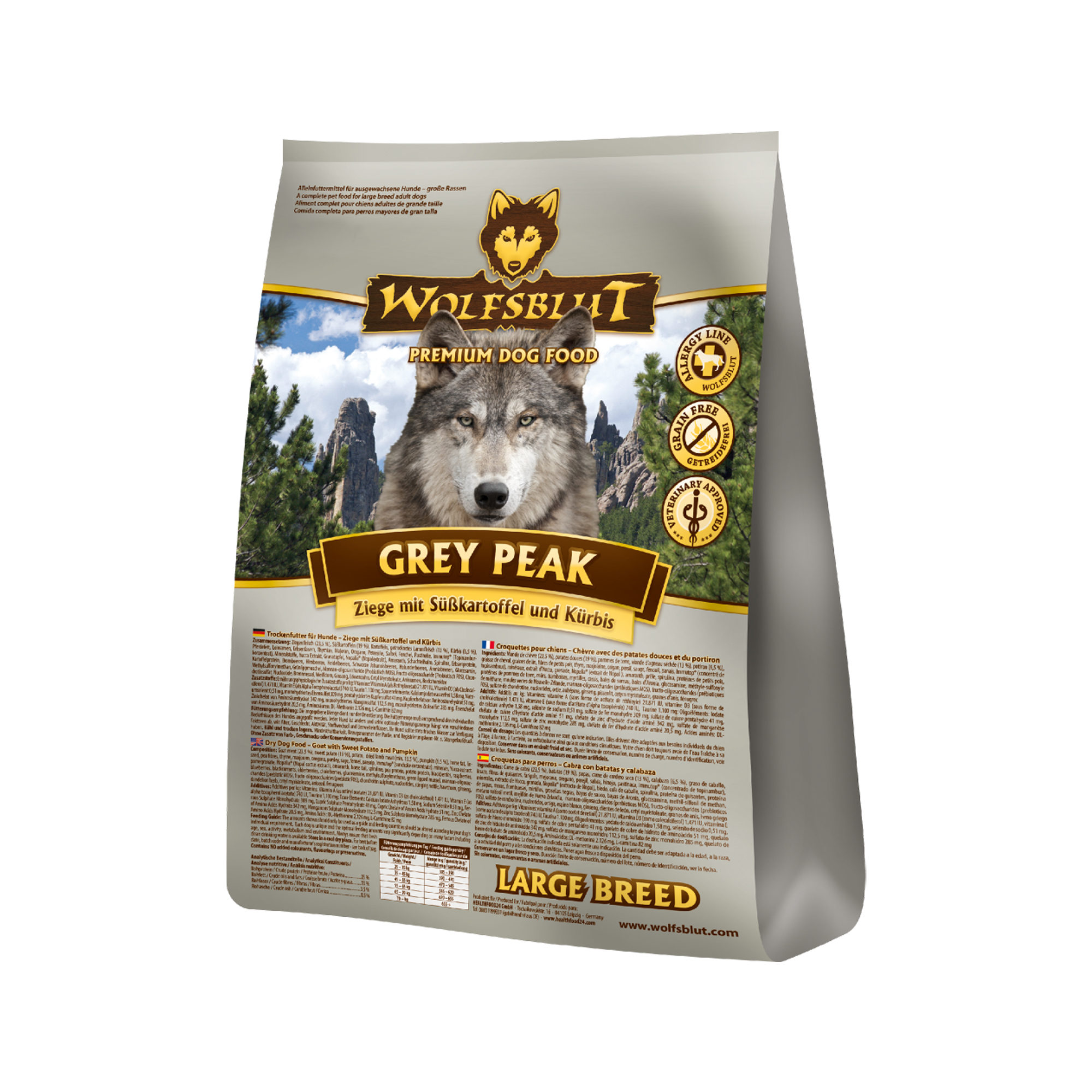 Wolfsblut Grey Peak Large Breed Hundefutter