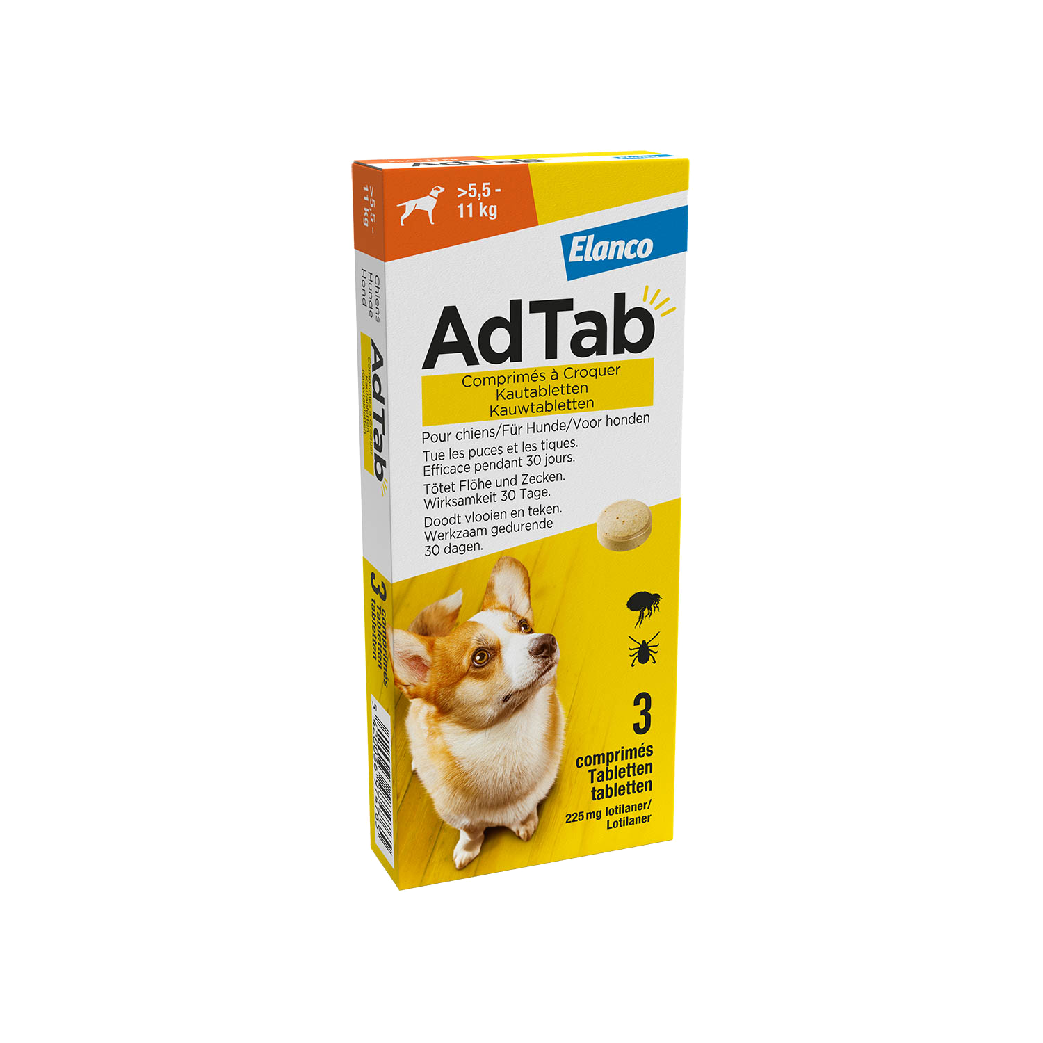 AdTab Chewable Tablets for Dogs Fleas and Ticks Vetsend