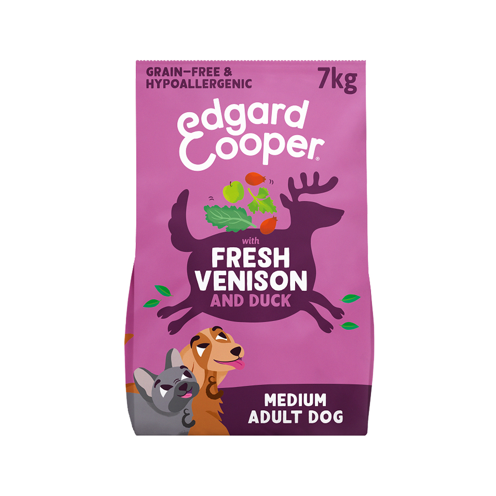 Edgard & Cooper Adult - Hert & Eend - 7 kg