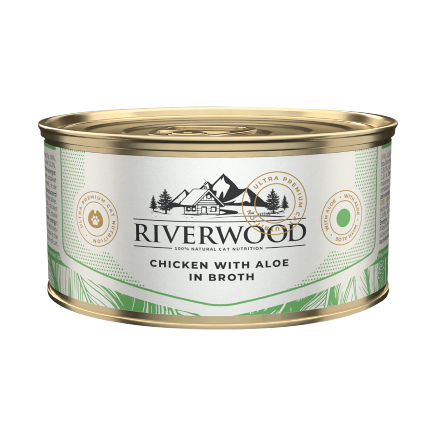 Riverwood Caviar for Cats in Broth - Kip met Aloë - 24 x 85 g