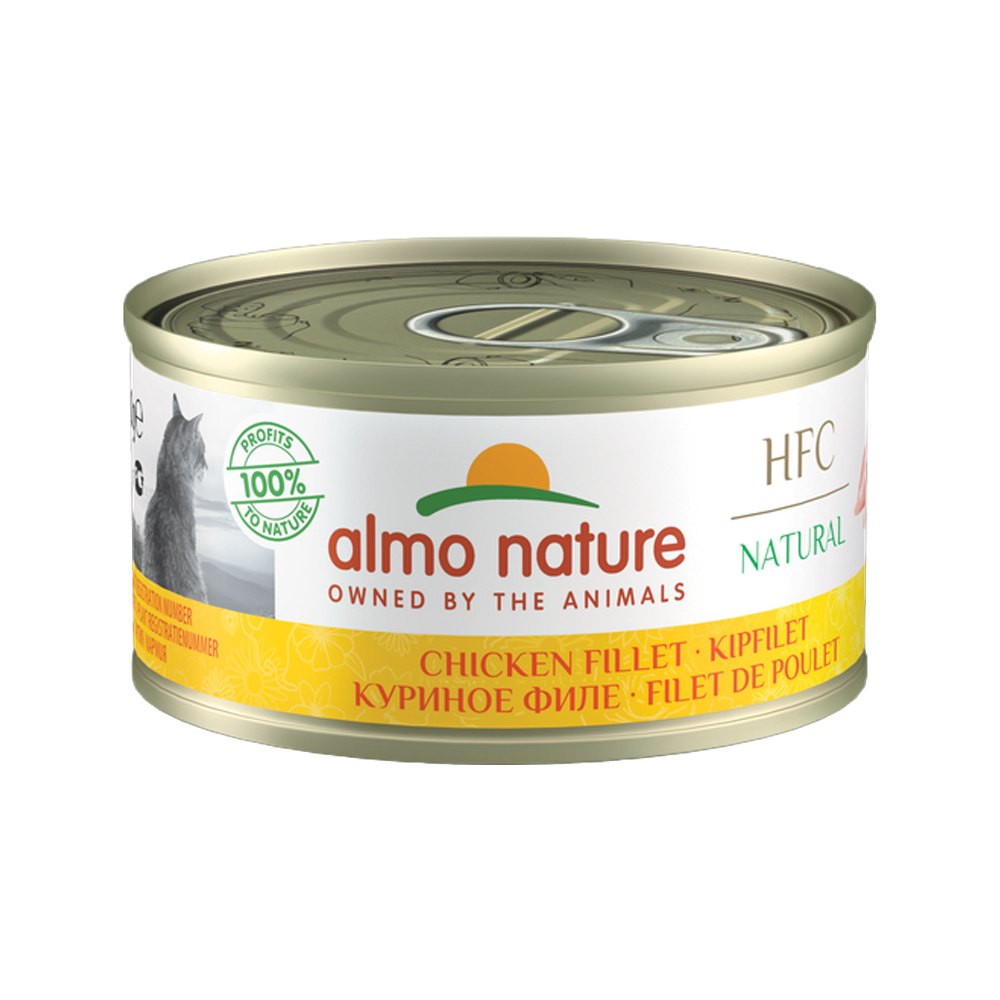 Almo Nature HFC 70 Natural - Filet de poulet - Boîte