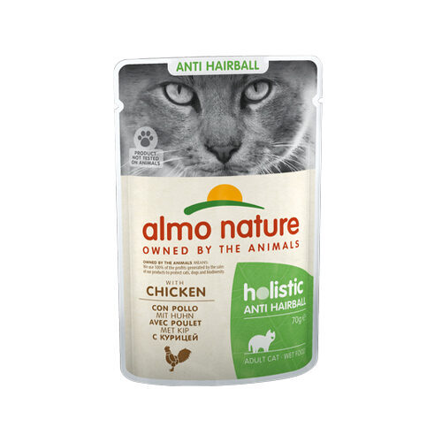 Almo Nature Anti Hairball Katzenfutter – Frischebeutel – Huhn – 30 x 70 g Almo Nature Anti Hairball Katzenfutter – Frischebeutel – Huhn – 30 x 70 g