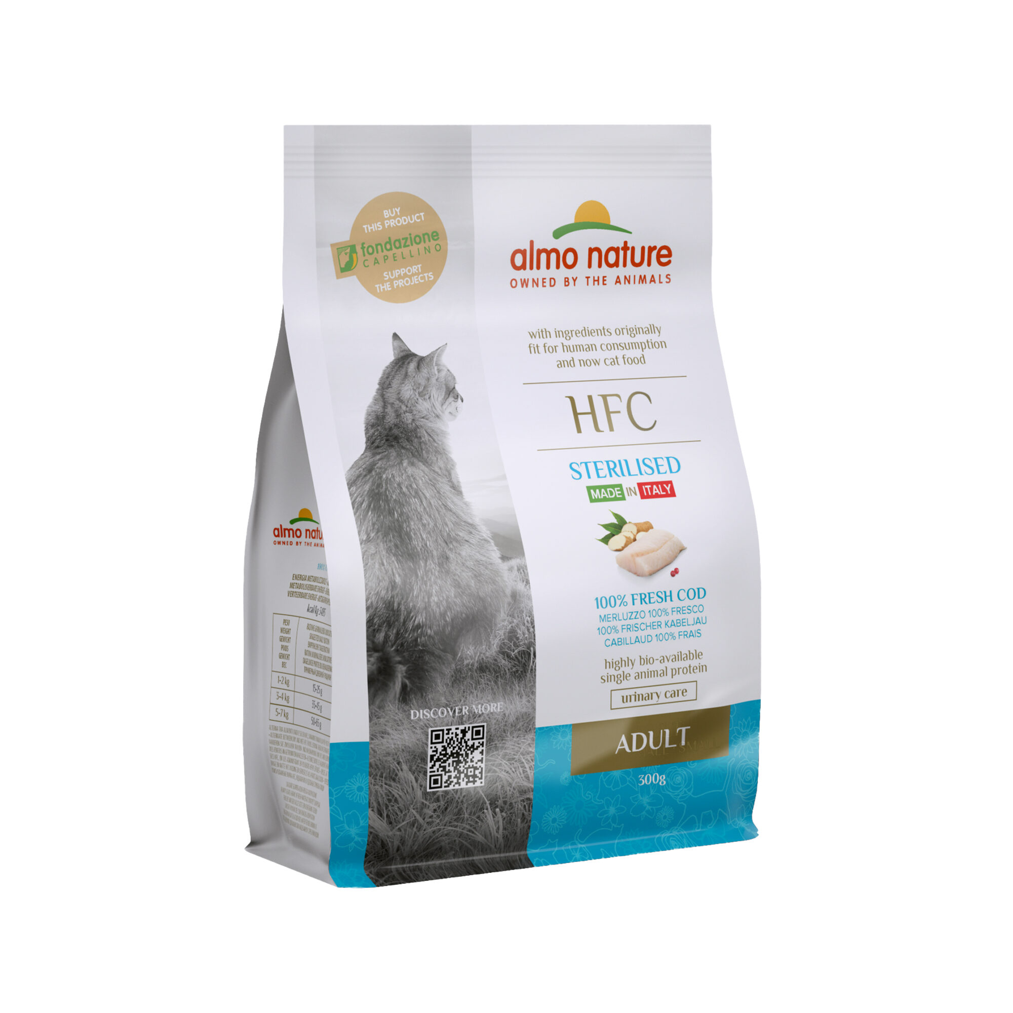 Almo Nature HFC Adult Sterilised - Chat - Morue - 300 g