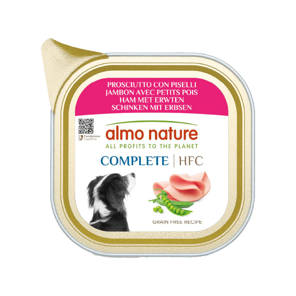 Almo Nature HFC Complete - Barquette - Jambon aux Petits Pois