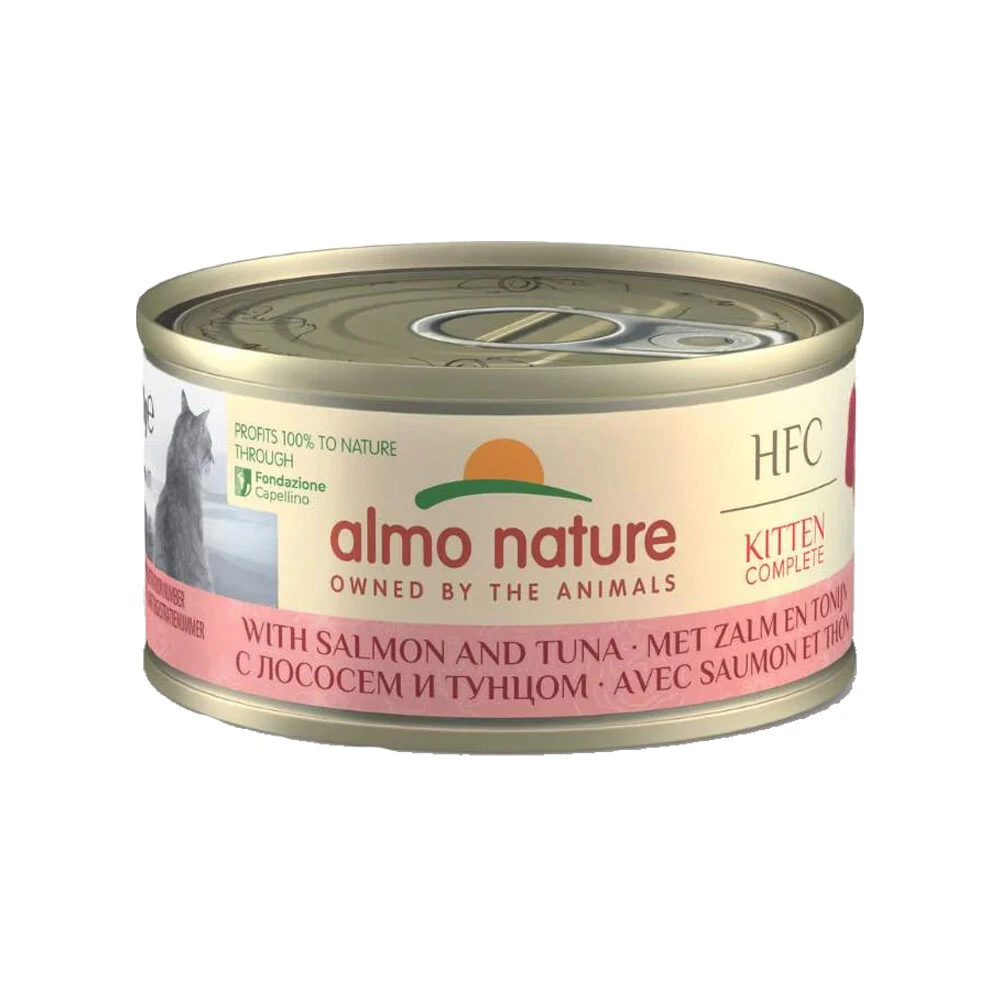 Almo Nature HFC Complete Kitten - Boîte - Saumon et Thon