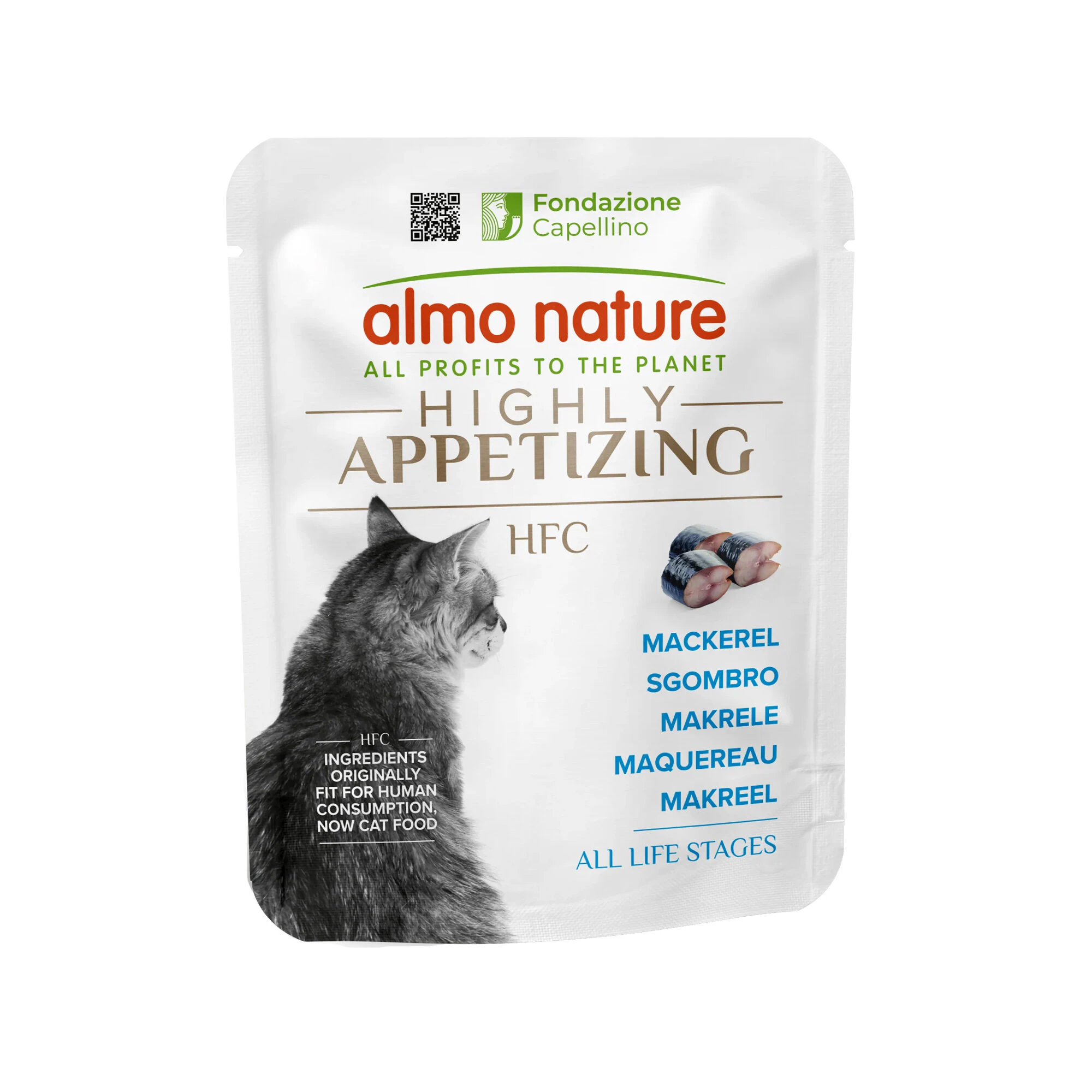 Almo Nature HFC Highly Appetizing Pâtée pour Chat - Maquereau