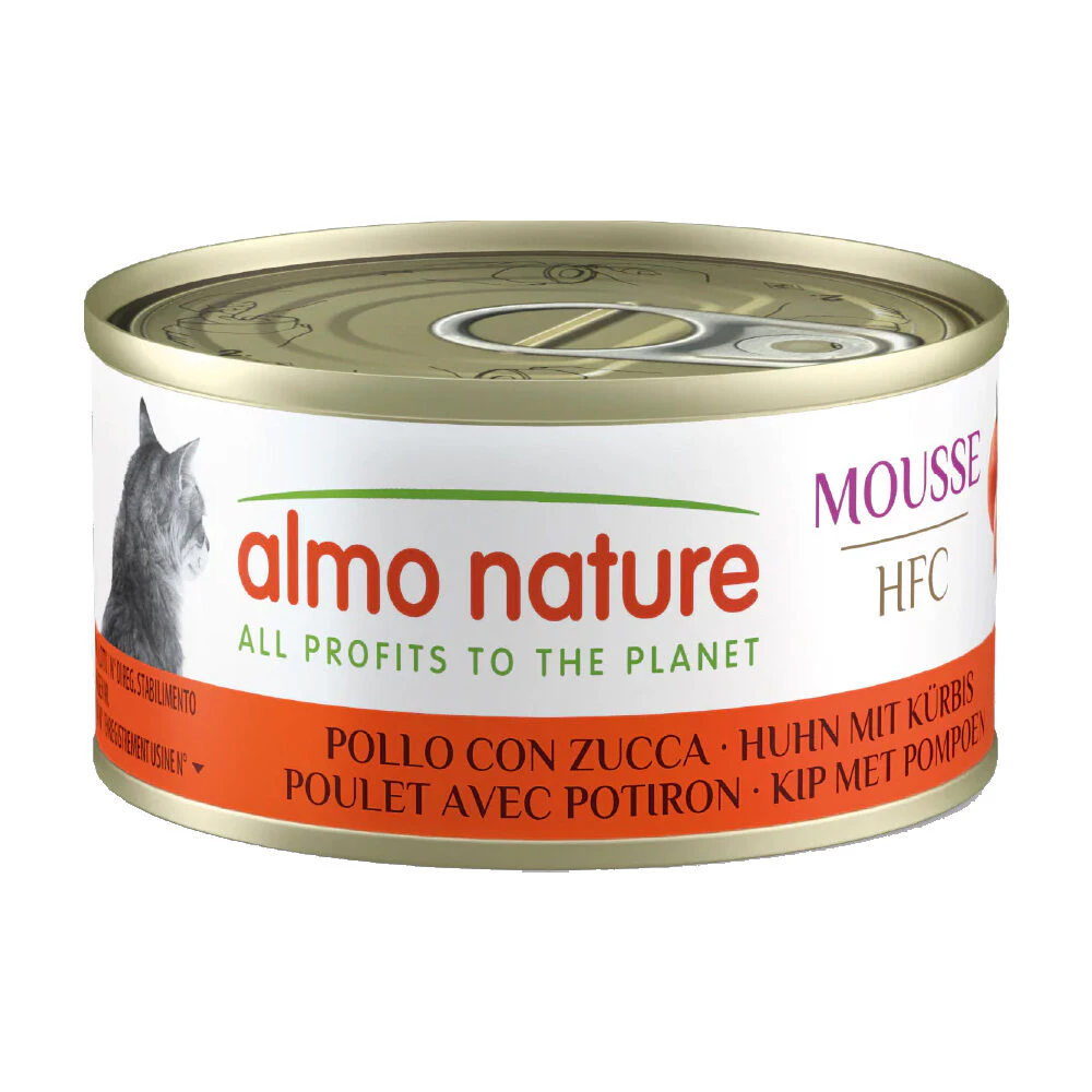 Almo Nature HFC Mousse - Blik - Kip met Pompoen