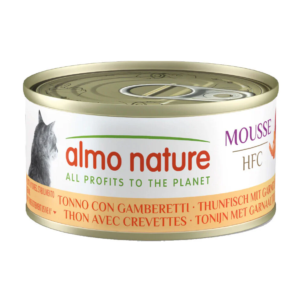 Almo Nature HFC Mousse - Blik - Tonijn met Garnalen