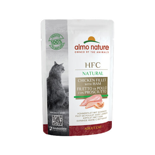 Almo Nature HFC Raw Pack Hundefutter – Frischebeutel – Huhn & Schinken – 24 x 55 g Almo Nature HFC Raw Pack Hundefutter – Frischebeutel – Huhn & Schinken – 24 x 55 g