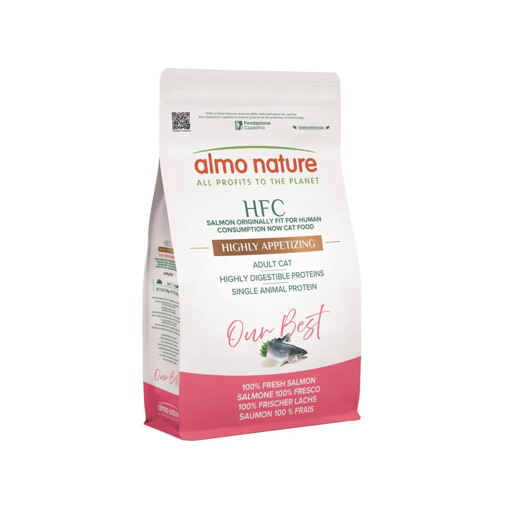 Almo Nature HFC Our Best Chat - Adult Highly Appetizing - Saumon - 1,2 kg