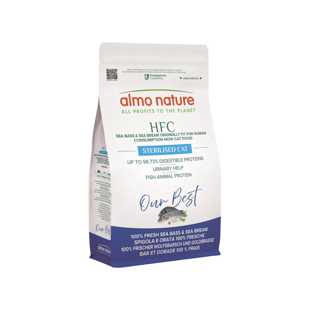 Almo Nature HFC Our Best Chat - Adult Sterilised - Bar et daurade