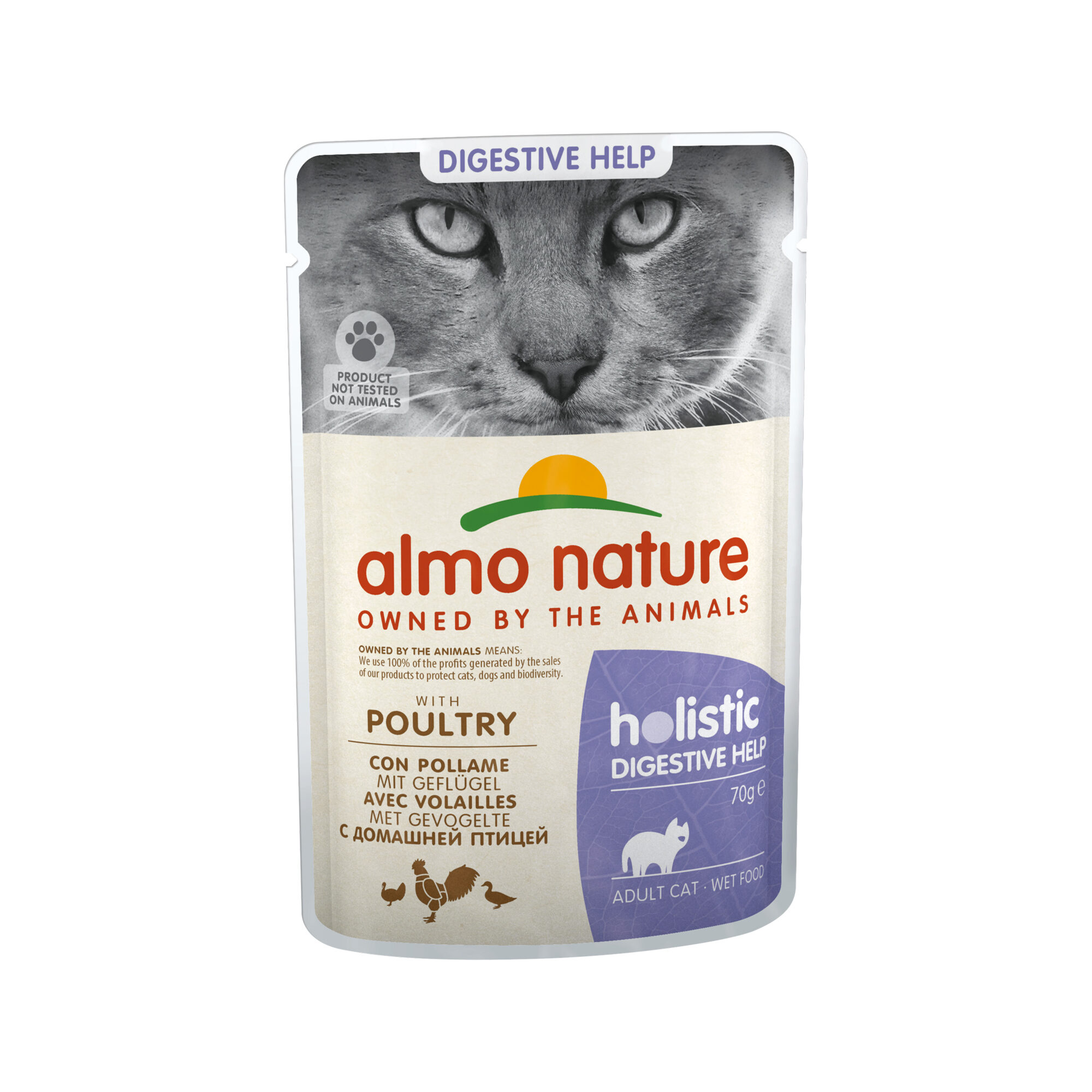 Almo Nature Holistic Digestive Help kattenvoer - Gevogelte - Maaltijdzakje