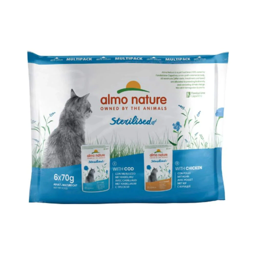 Almo Nature Sterilised - Sachet - Nourriture Pour Chats