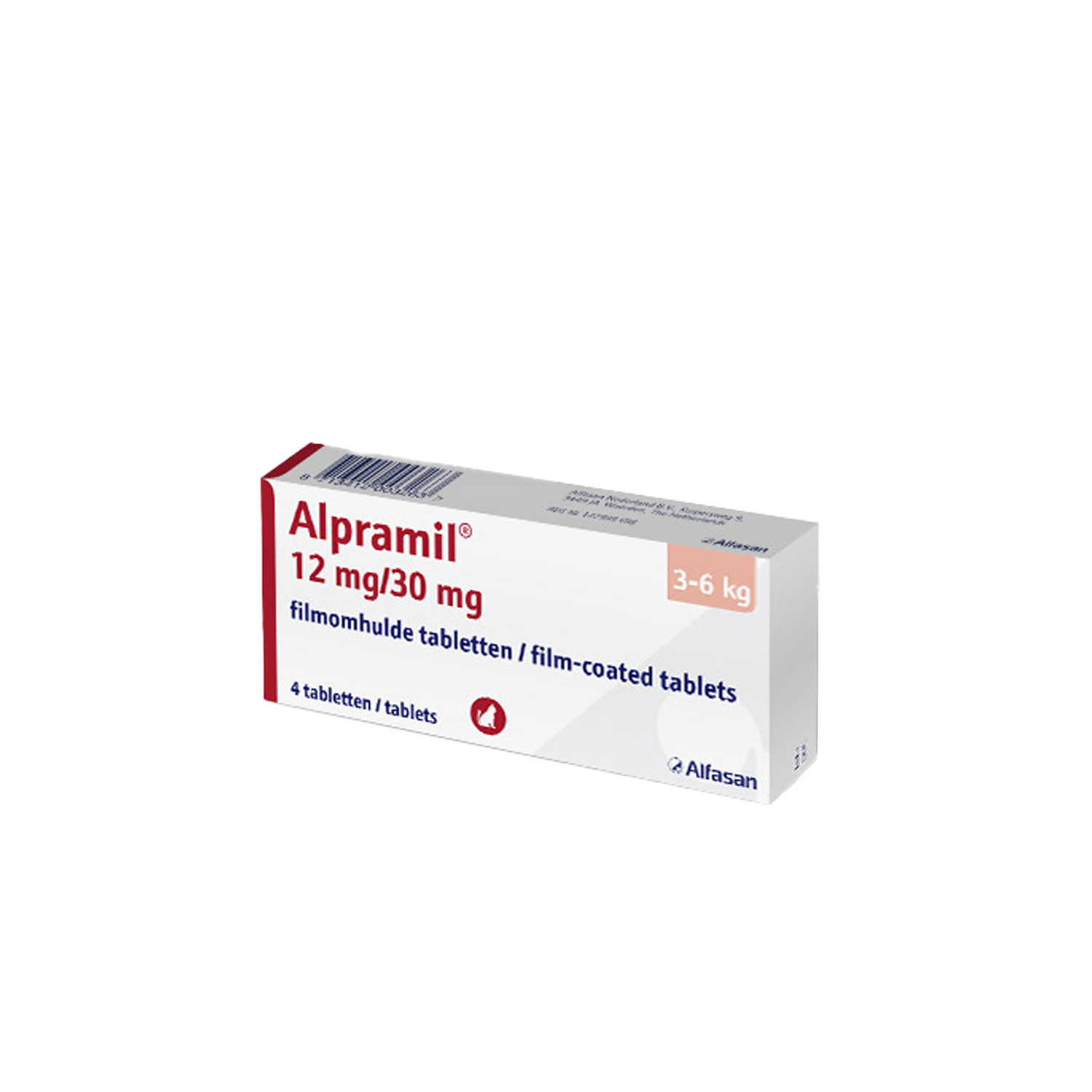 Alpramil Wurmkur - mittelgroße/große Katze - 4 Tabletten