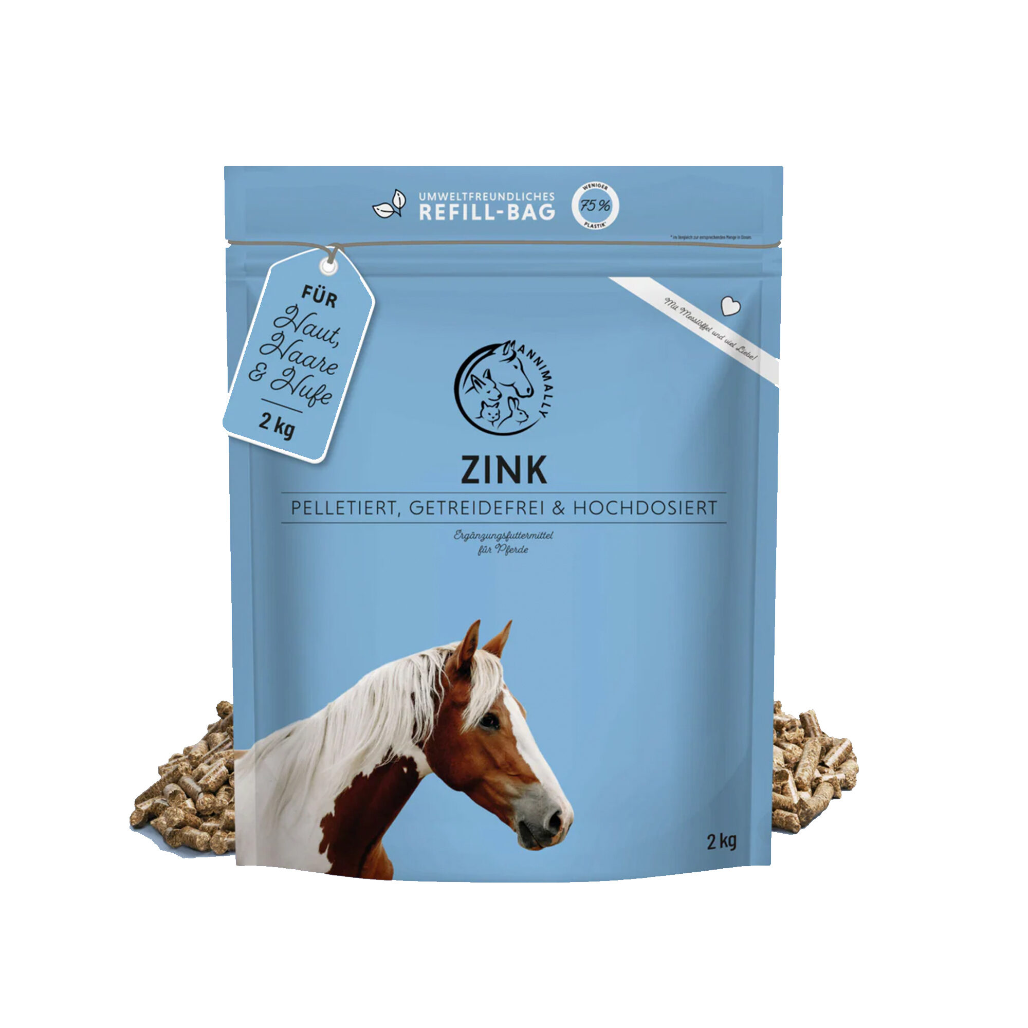 Annimally Zink Cavallo Ricarica - 2 kg