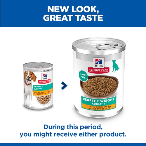 Hill's Science Plan Perfect Weight - Adult - Chicken & Vegetables - Tin