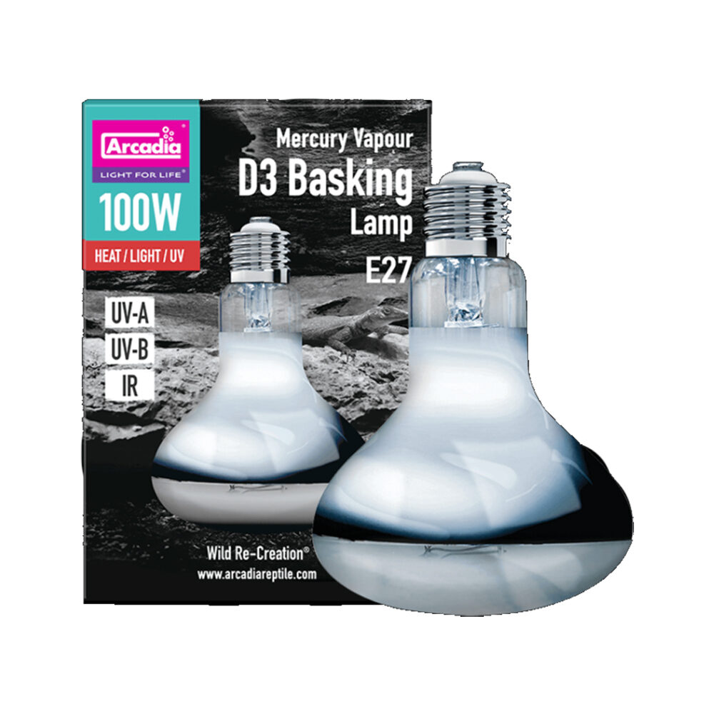 Arcadia D3 Basking Lamp - 100W