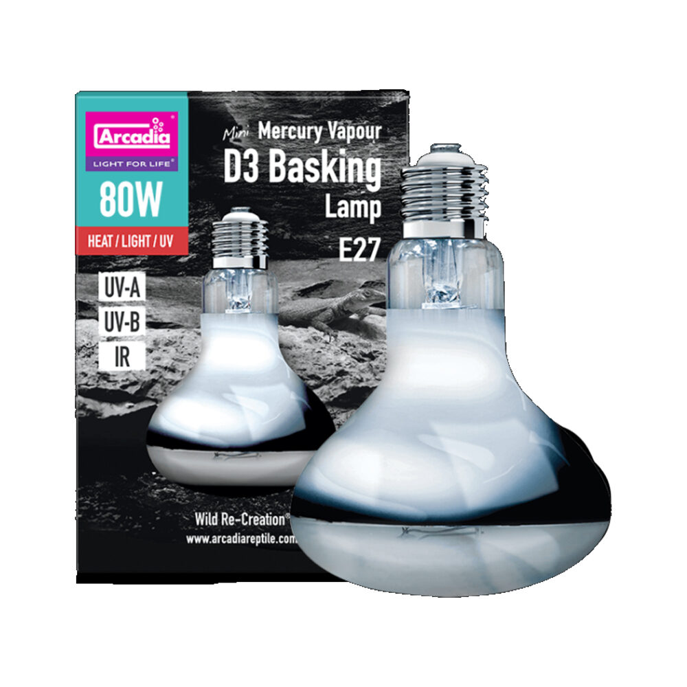 Arcadia D3 Basking Lamp - 80W