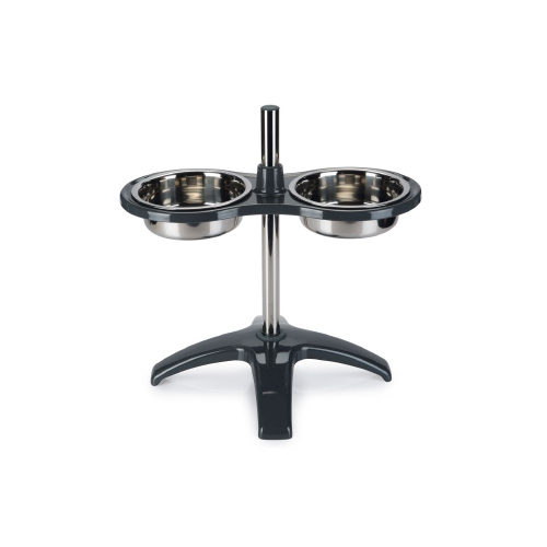 Beeztees Adjustable Orino Food Stand - Grey