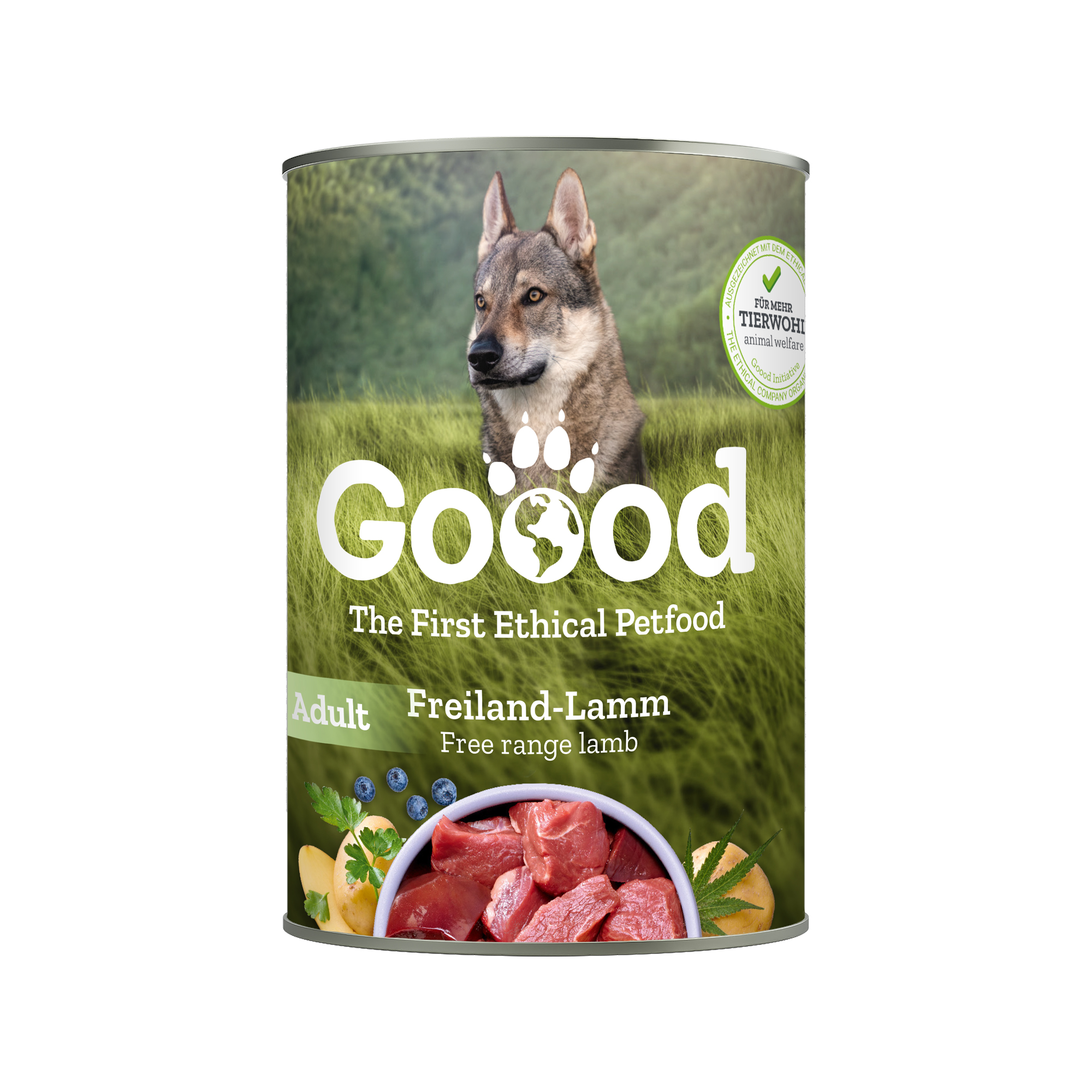 Goood Adult Dog Food - Tin - Free Range Lamb