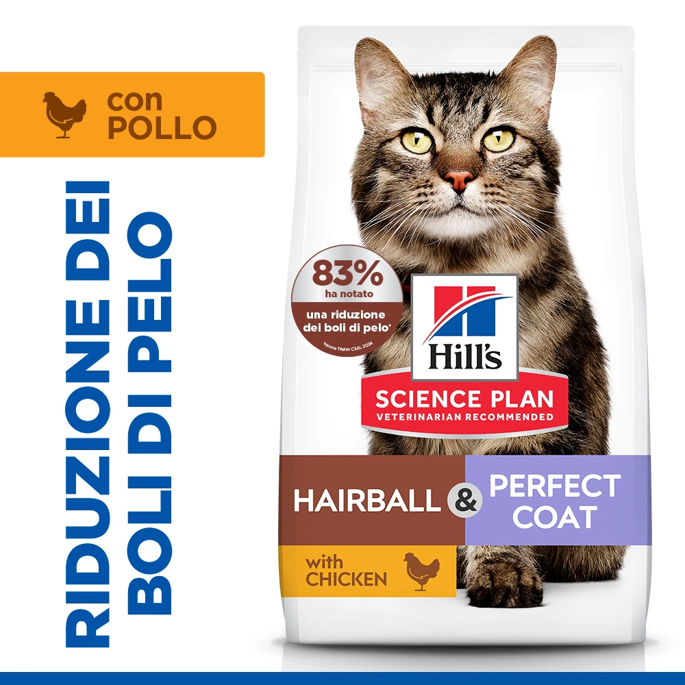 Hill's Science Plan Hairball & Perfect Coat Cibo per Gatti