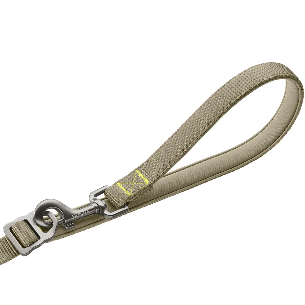 Hunter ErgoMove Pro Guinzaglio per cani - Verde grigiastro - 230 cm x 1,5 cm