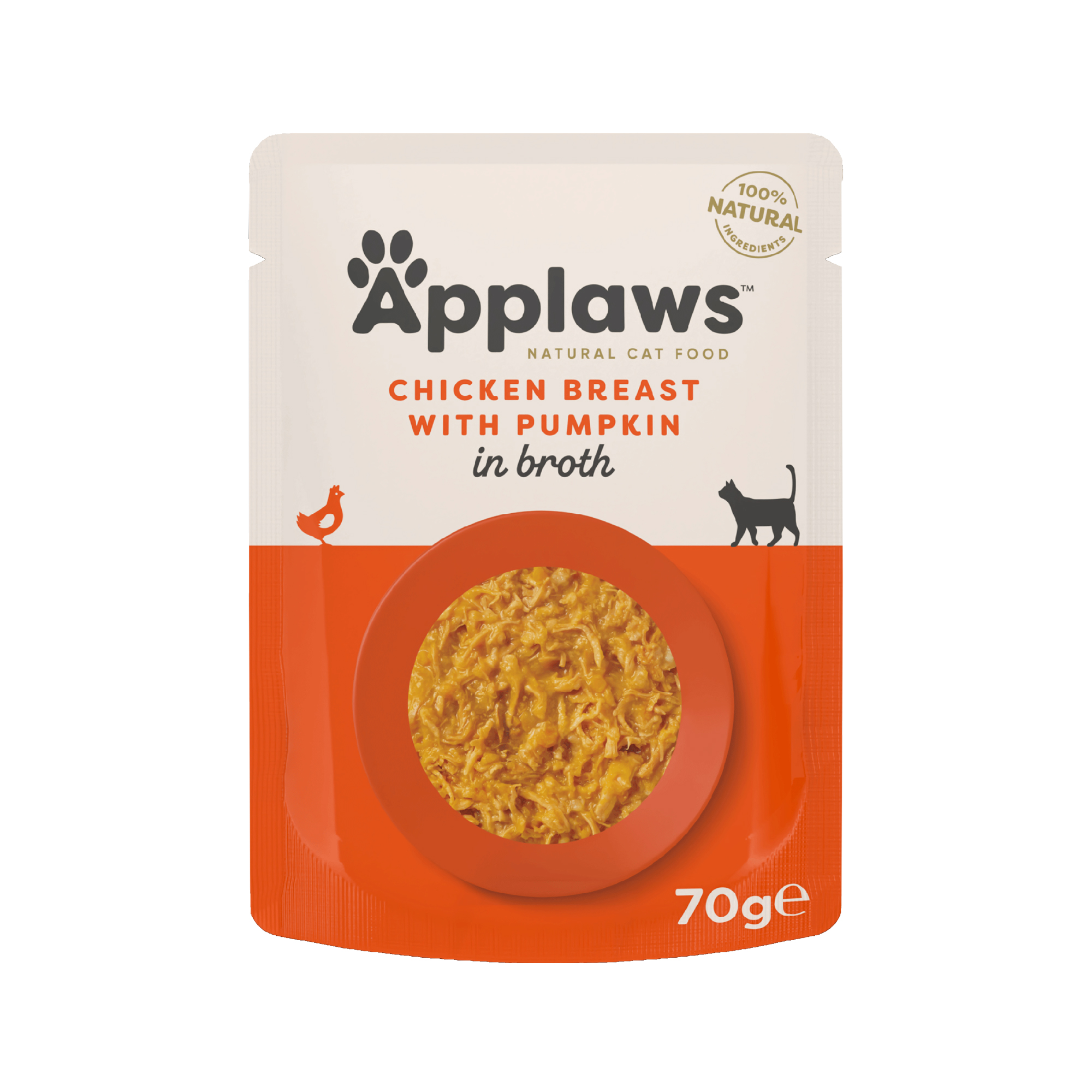 Applaws Cat - Chicken Breast & Pumpkin in Broth - 12 x 70 g