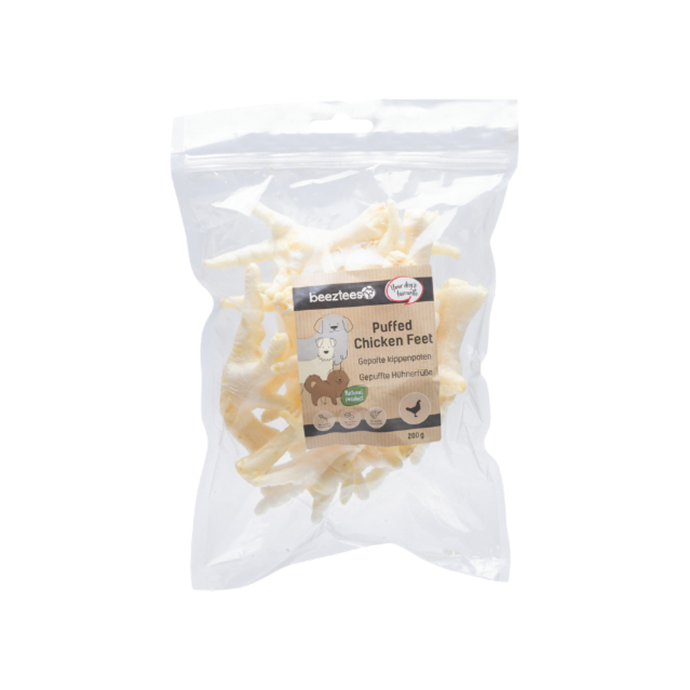 Beeztees Kippenpoten Gepoft - 200 g
