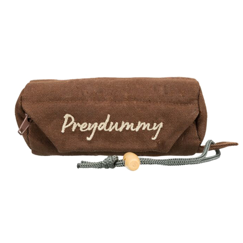 Trixie Dog Activity Preydummy - Bruine met grijze lus  - ø 8 × 20 cm