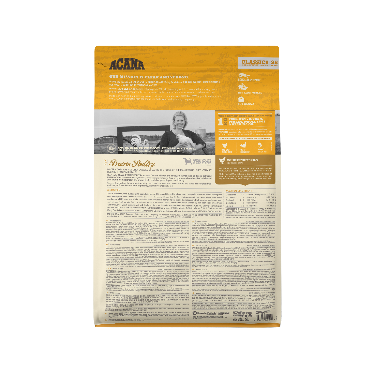 acana prairie poultry 17 kg