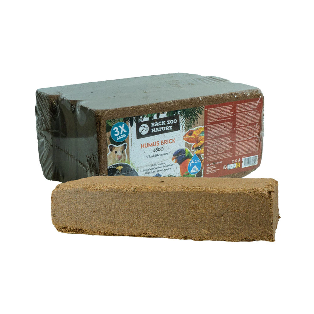 Back Zoo Nature Humus Brick - 3 x 650 g / 9 L