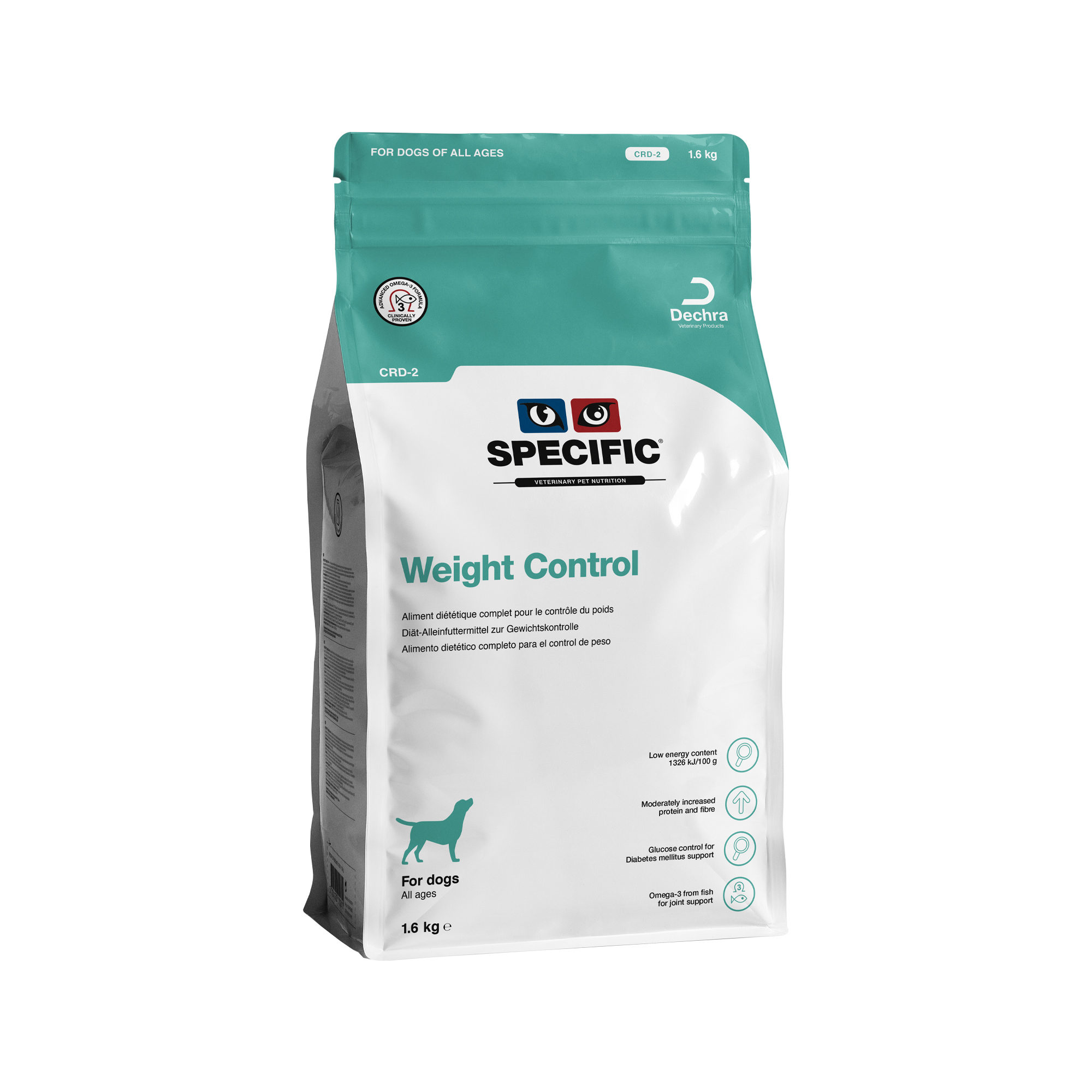 Specific Weight Control Crd-2 Hundefutter - 1, 6 Kg