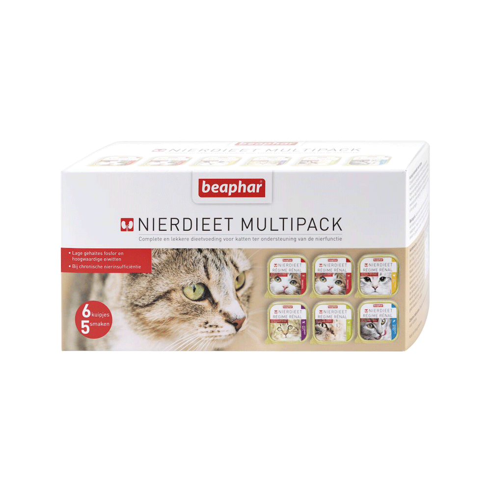 Beaphar Nierendiät Katzenfutter - Multipack - 6 x 100 g