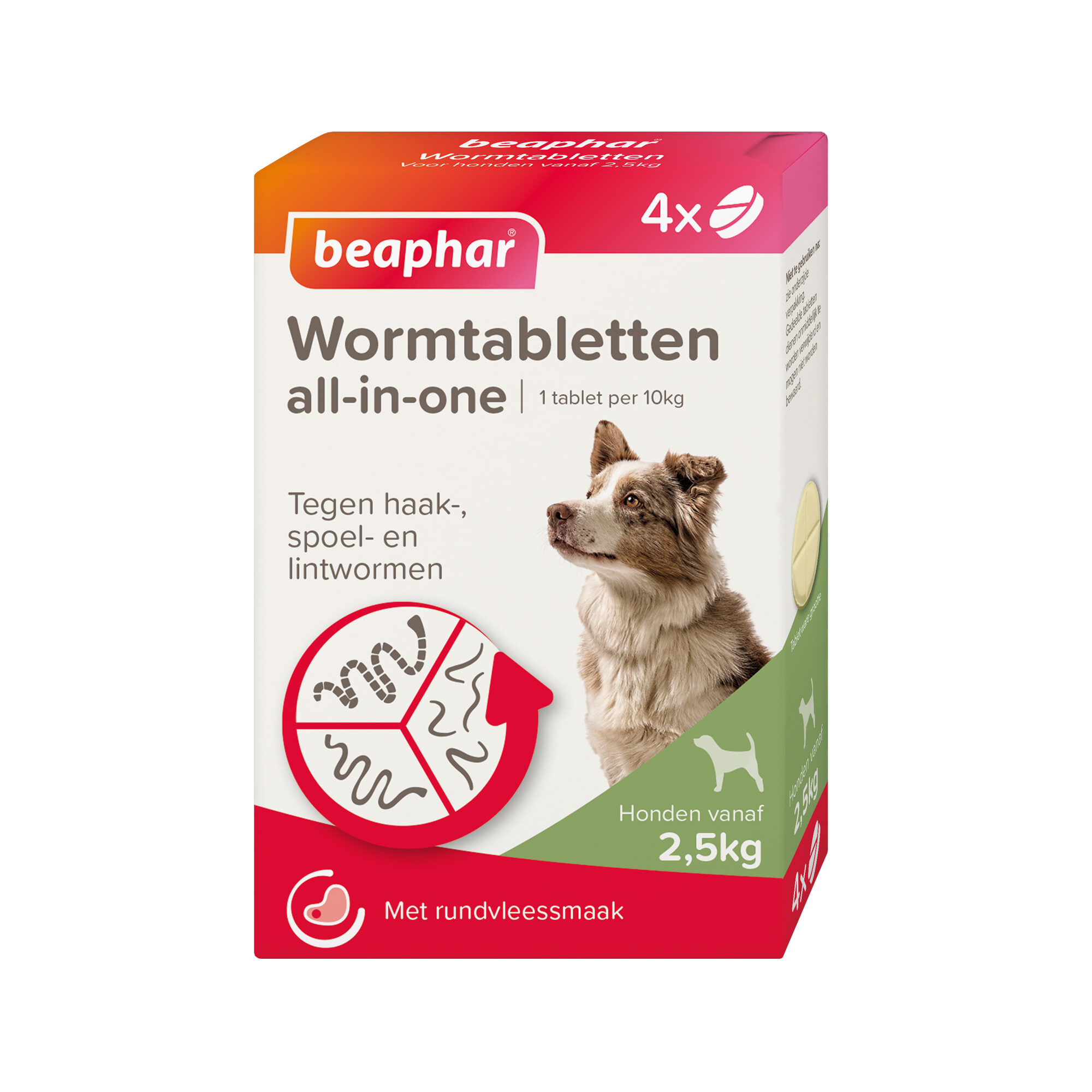 Beaphar Wurmtabletten All-in-One Hund - 2,5-40 kg - 4 Tabletten