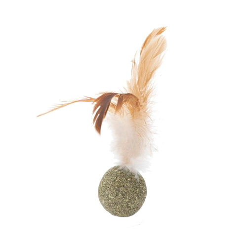 Beeztees Katzenminzeball mit Federn