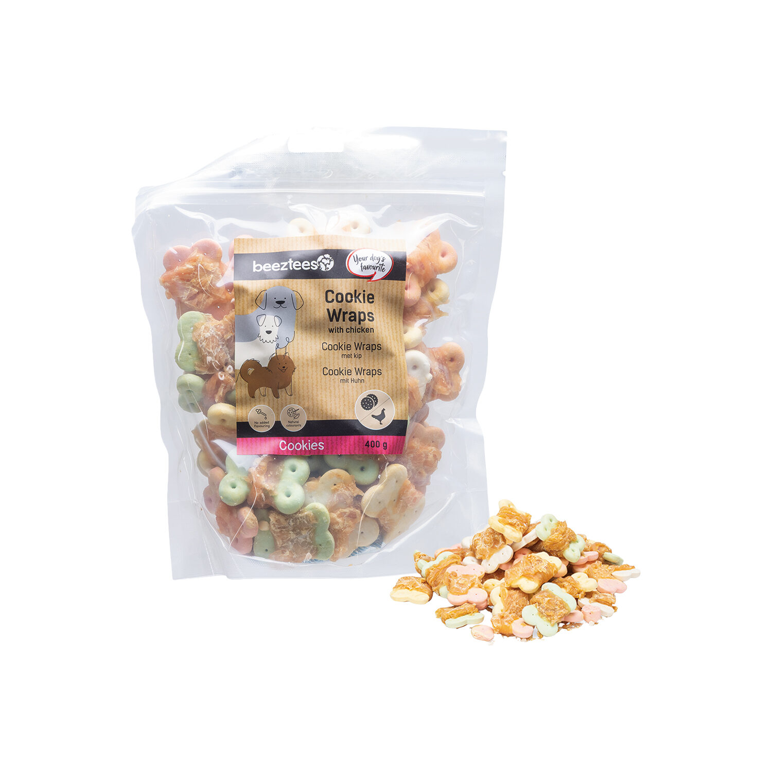 Beeztees Cookie Wraps avec Poulet