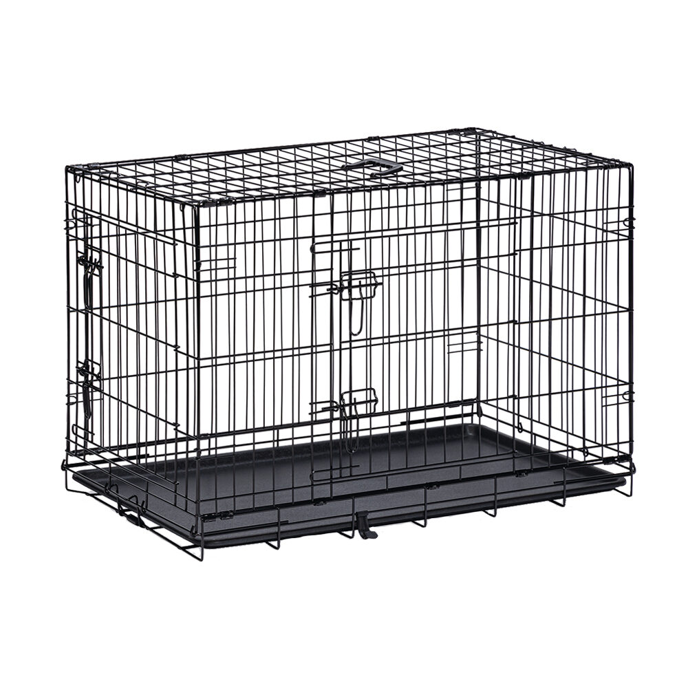 Beeztees Hondenbench Zwart 2 Deurs L 91 cm